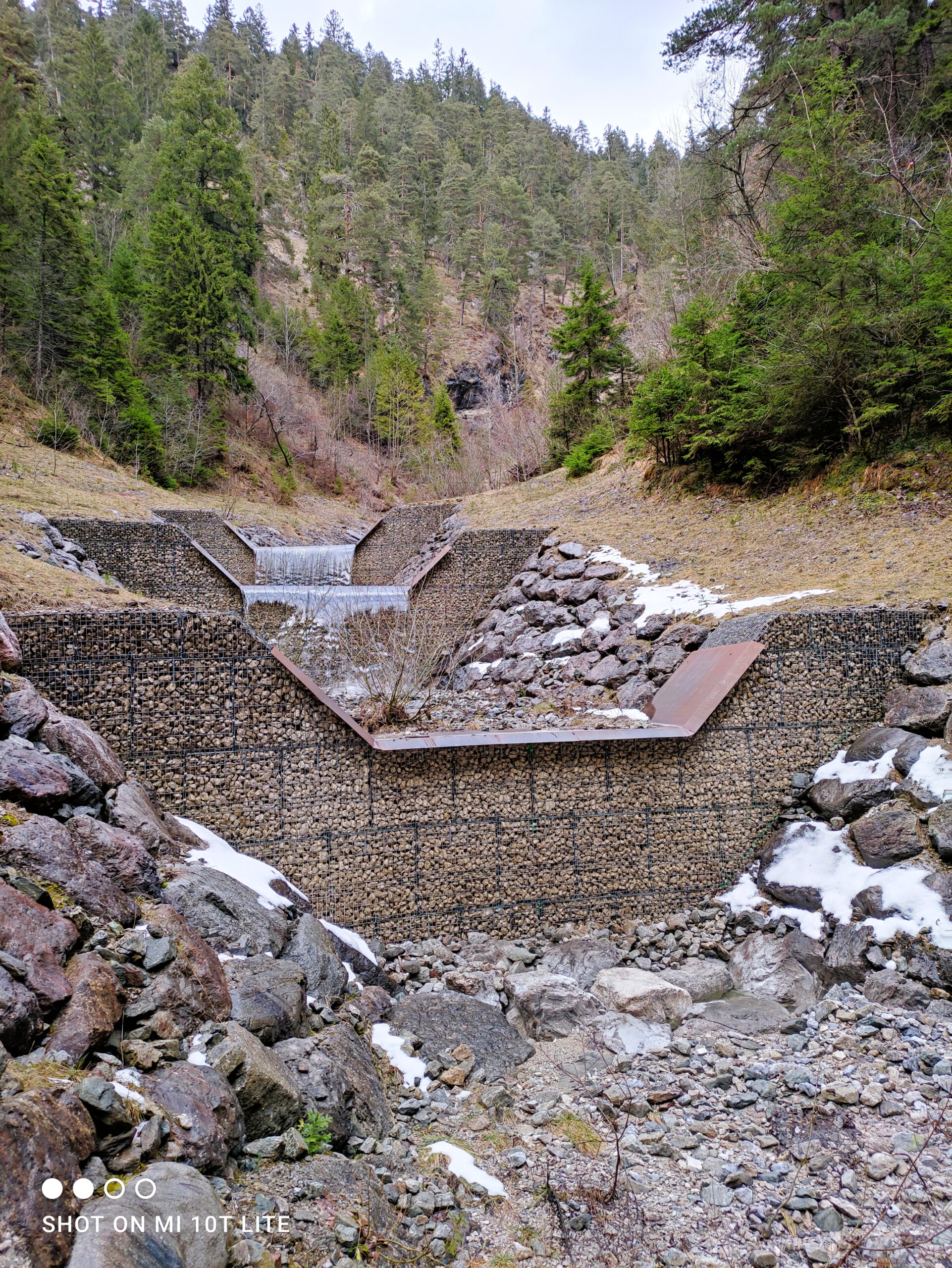 Hangebefestigung Schalmeischlucht auf der Wanderung zur Tannenhütte