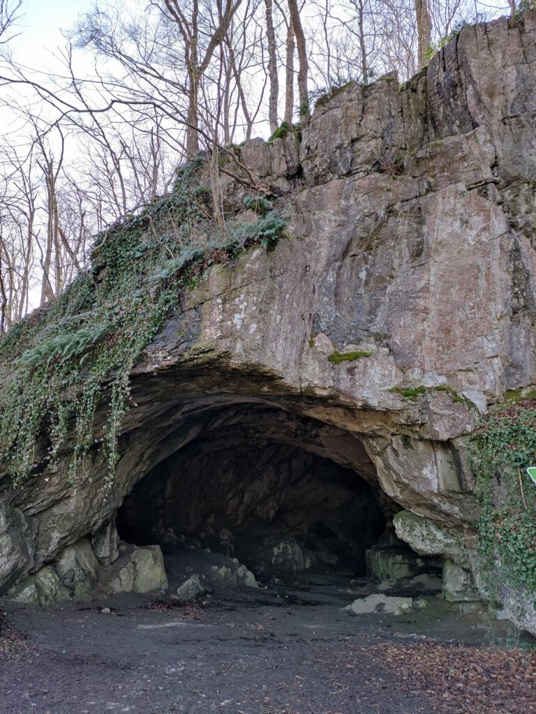 Eingang zur Feldhofhöhle im Hönnetal