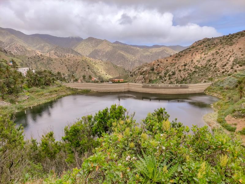 Stausee Embalse de la Encantadora bei Vallehermoso