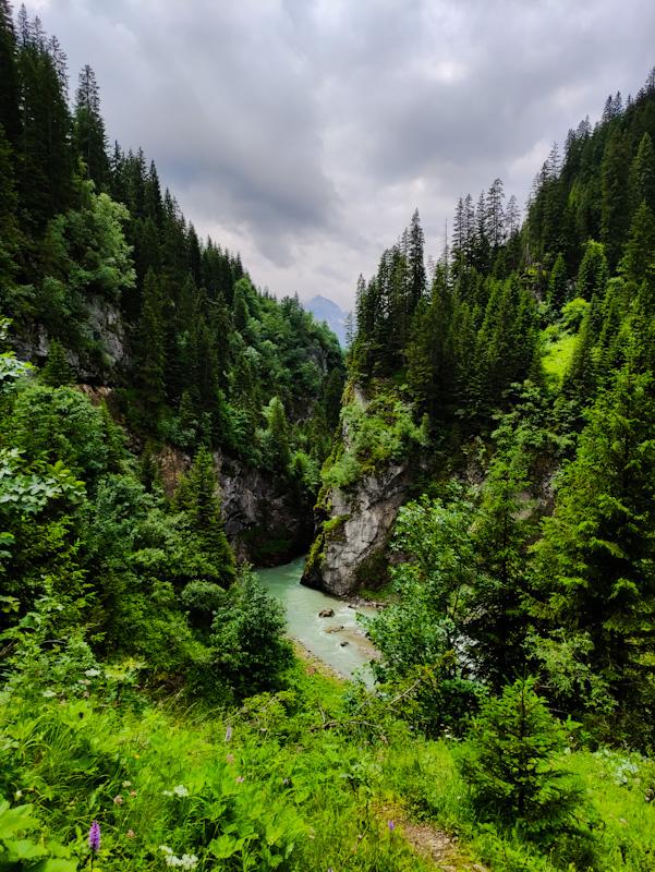 Blick auf den wilden Lech