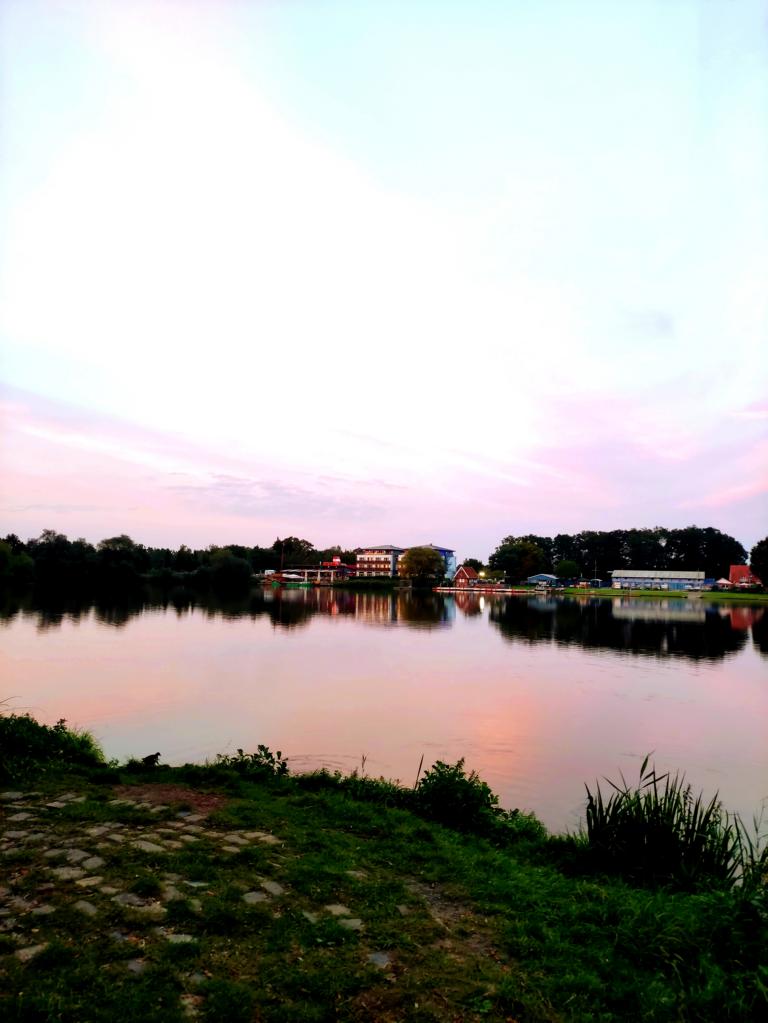 Sonnenuntergang am Vechtesee in Nordhorn