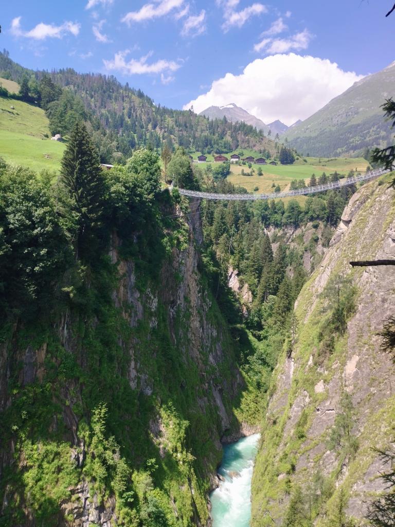 Hängebrücke am Iseltrail