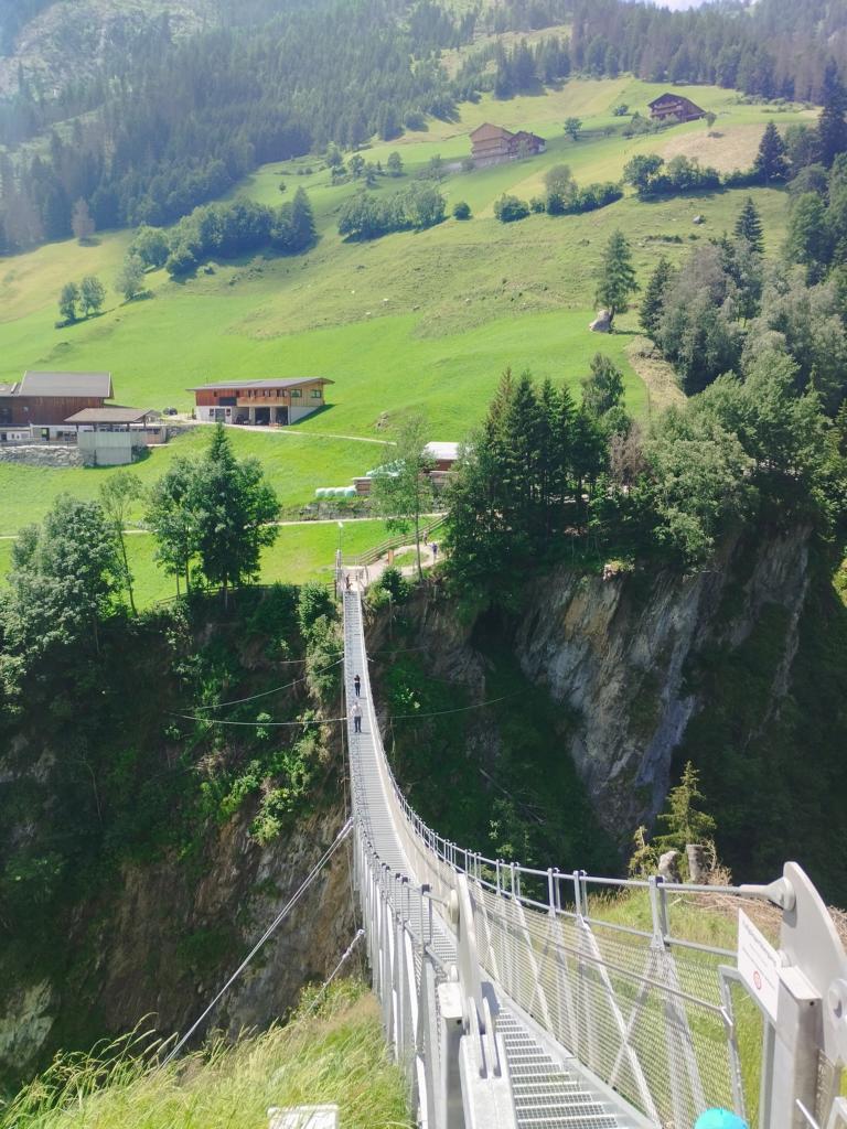 Virgen Hängebrücke über die Isel