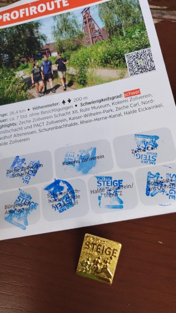 Wanderpin Tag der Steige