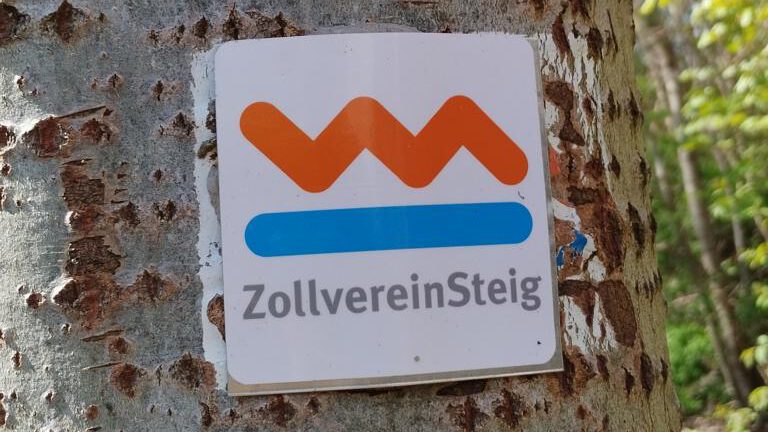 Zollvereinsteig Wegemarkierung
