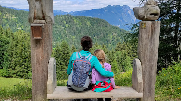 Weitwandern mit Kind, ein gemeinsames Abenteuer und tolle Aussichten gratis dazu